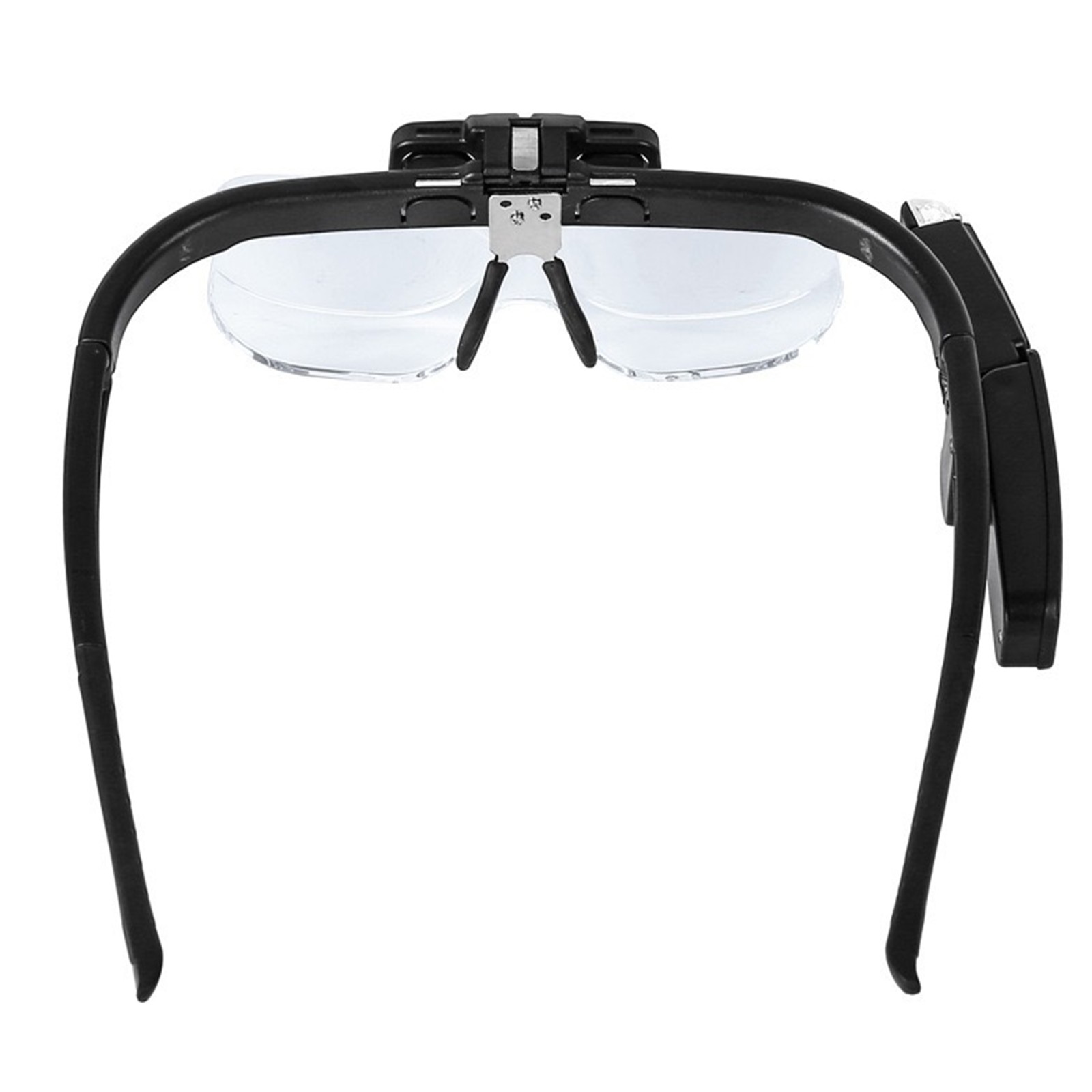 Max 4.5X Focus Flip up Magnifying Glasses USB Power LED Headband Loupe Magnifier