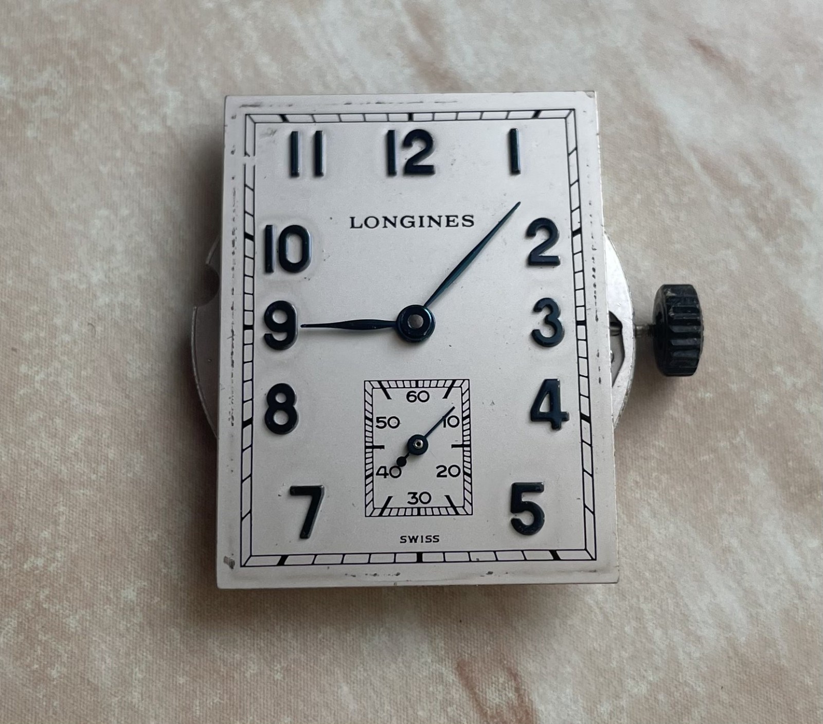 Vintage Longines Unisex Watch movement 17 J. Manual winding cal. L396.2 Eta 7001