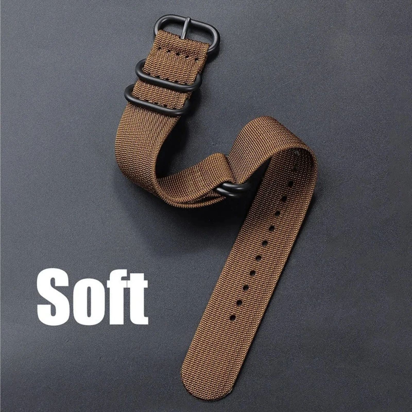 18mm 20mm 22mm 24mm Ballistic Durable Military Nylon Wrist Watch Band Strap New