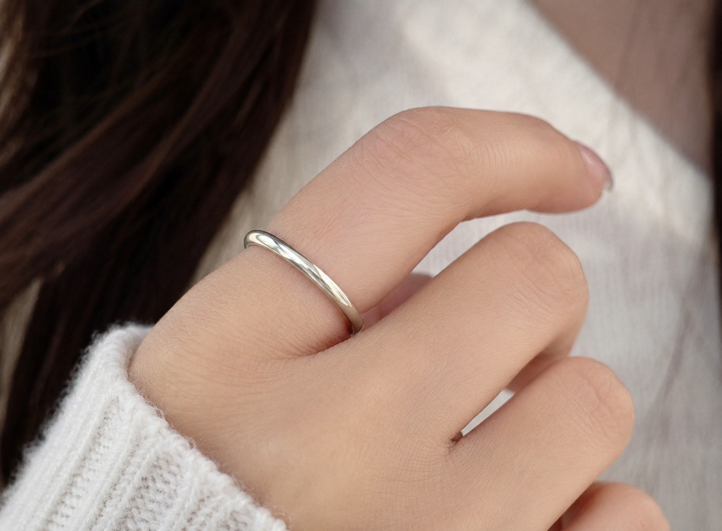 Diamond Ring Size 5 1/4. Band Size 7 1/2. 4.3 mm 18K – 3.7 Grams