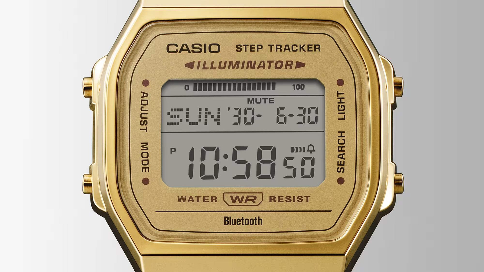 CASIO ABL-100WEG-9A ABL100WEG GOLD BLUETOOTH DIGITAL WATCH