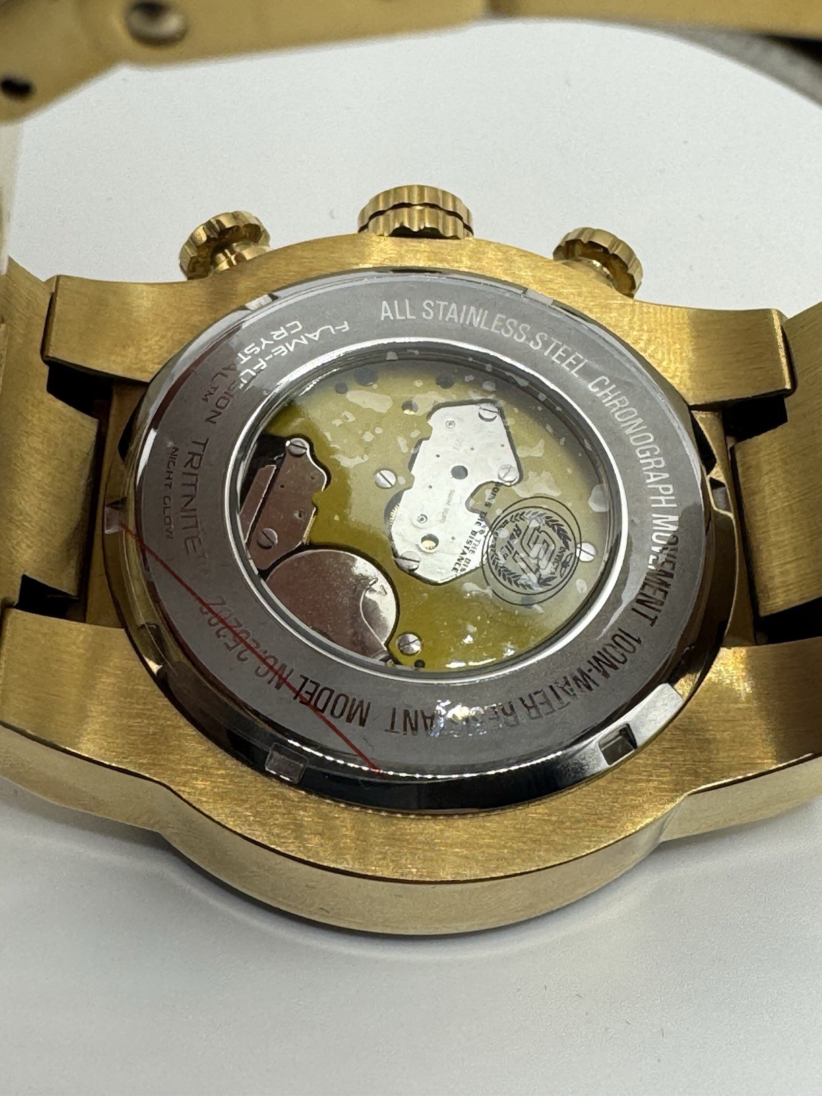 NEW! Invicta S1 Rally 51mm Gold Tone Carbon Fiber Dial Chronograph Men’s Watch