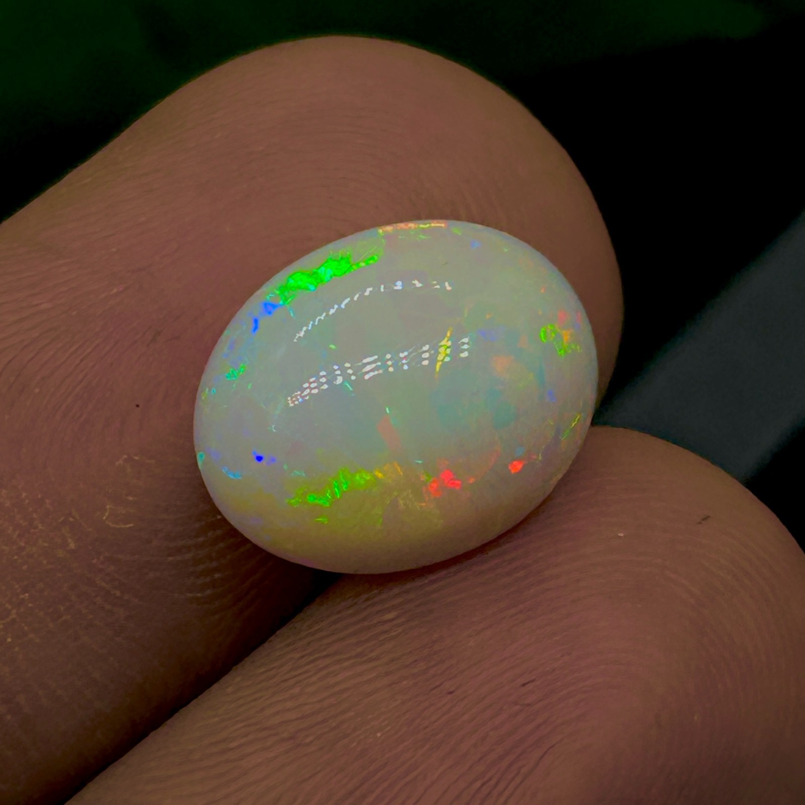 Natural Welo Fire Ethiopian Opal 11×13.50mm Oval Shape Multi Fire Gemstone