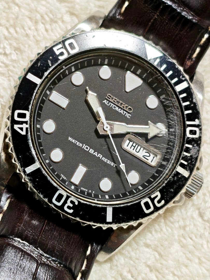 SEIKO Diver 7S26 0040 Automatic Winding Working Mens watch