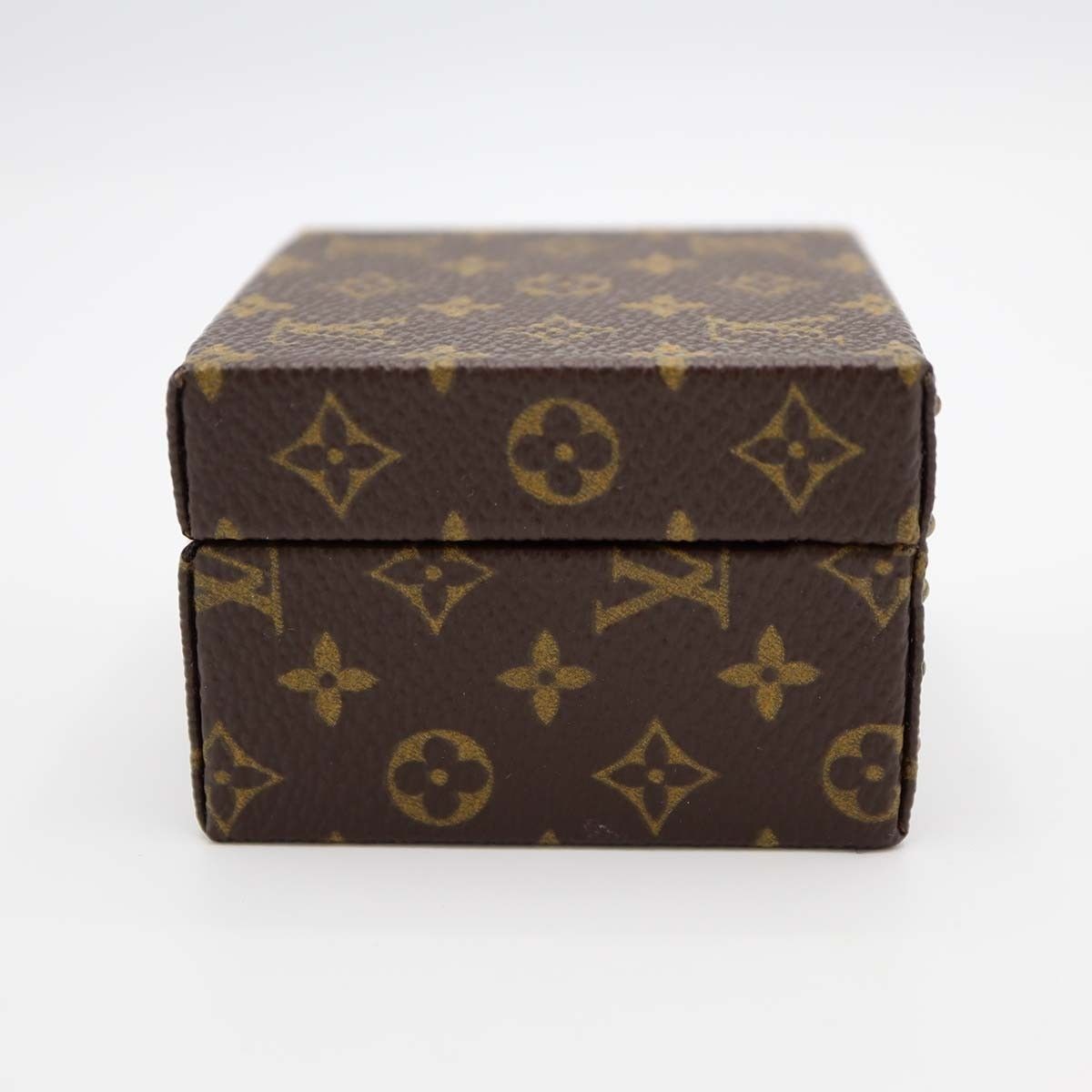 LOUIS VUITTON Monogram Ecline Declaration Jewelry Box M21010 Brown RARE JPN