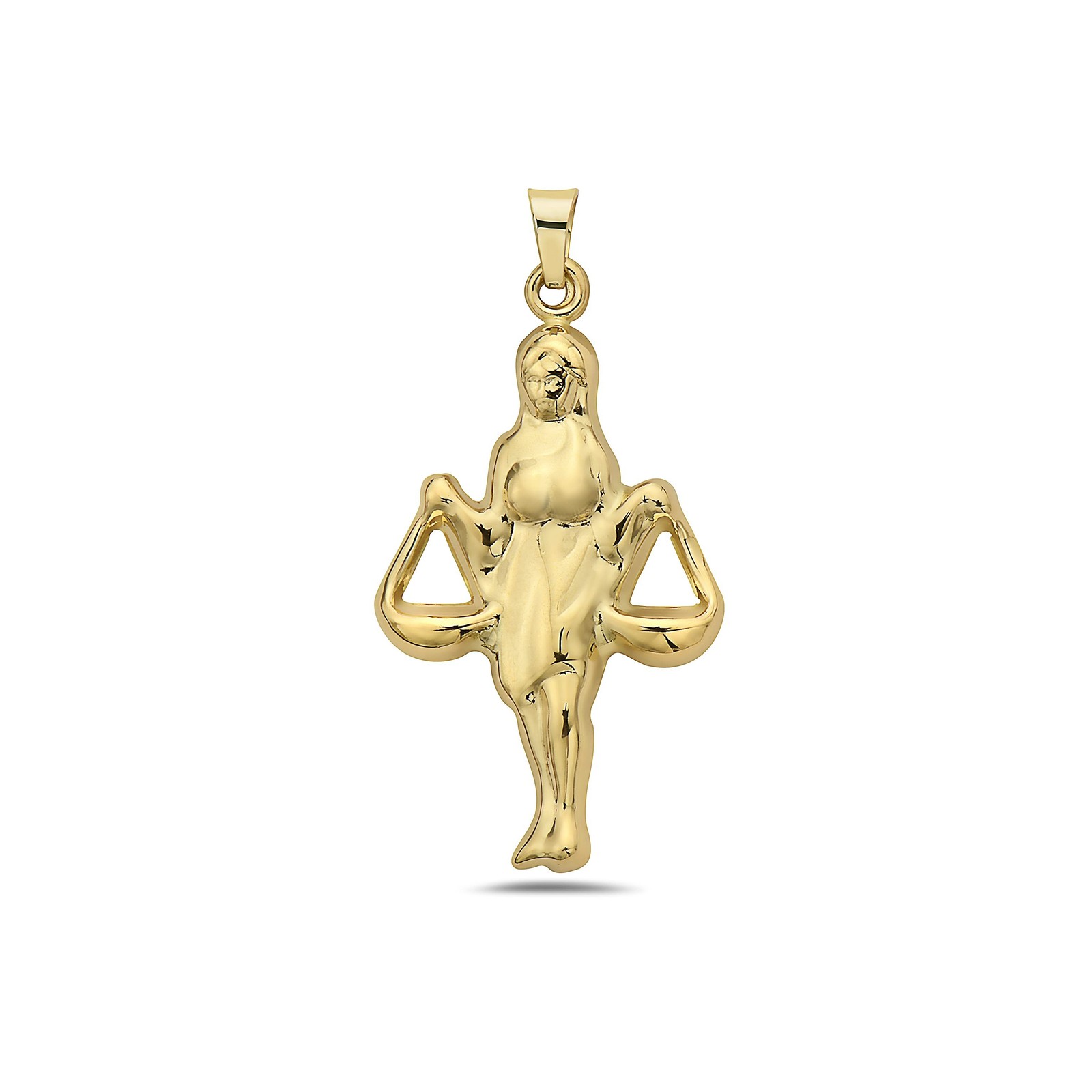 PORI JEWELERS 14K Yellow Gold Zodiac Sign Pendant – Perfect for Women