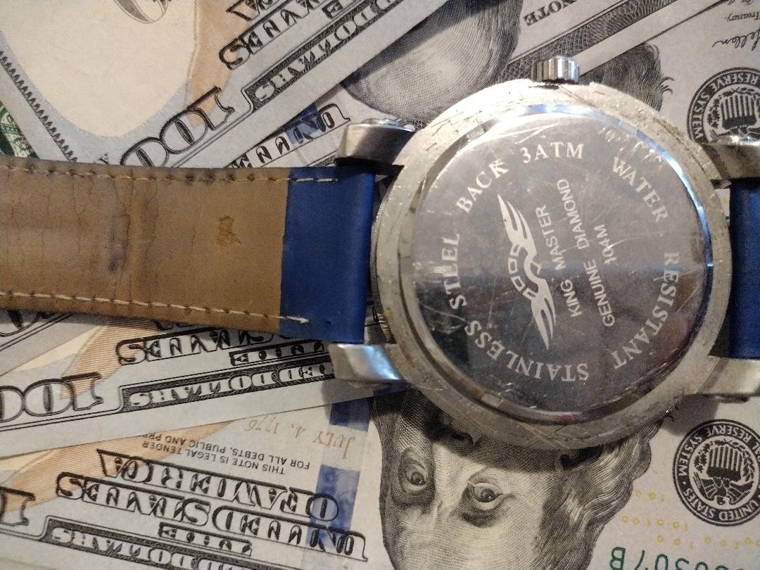 King Master Genuine Diamond LUXURY WATCH