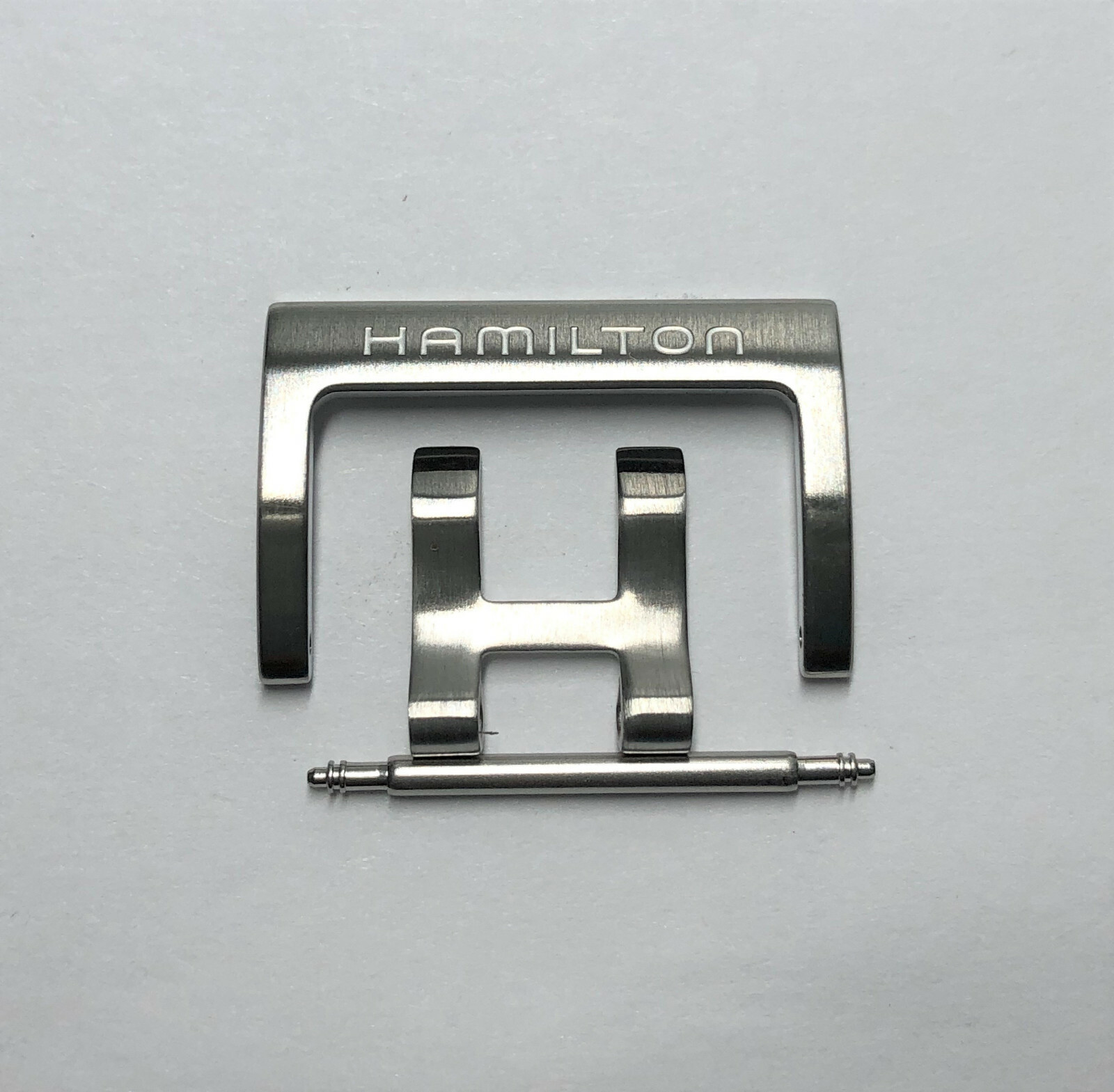 Hamilton 20mm H Stainless Steel Watch Clasp Buckle Model # FA0517