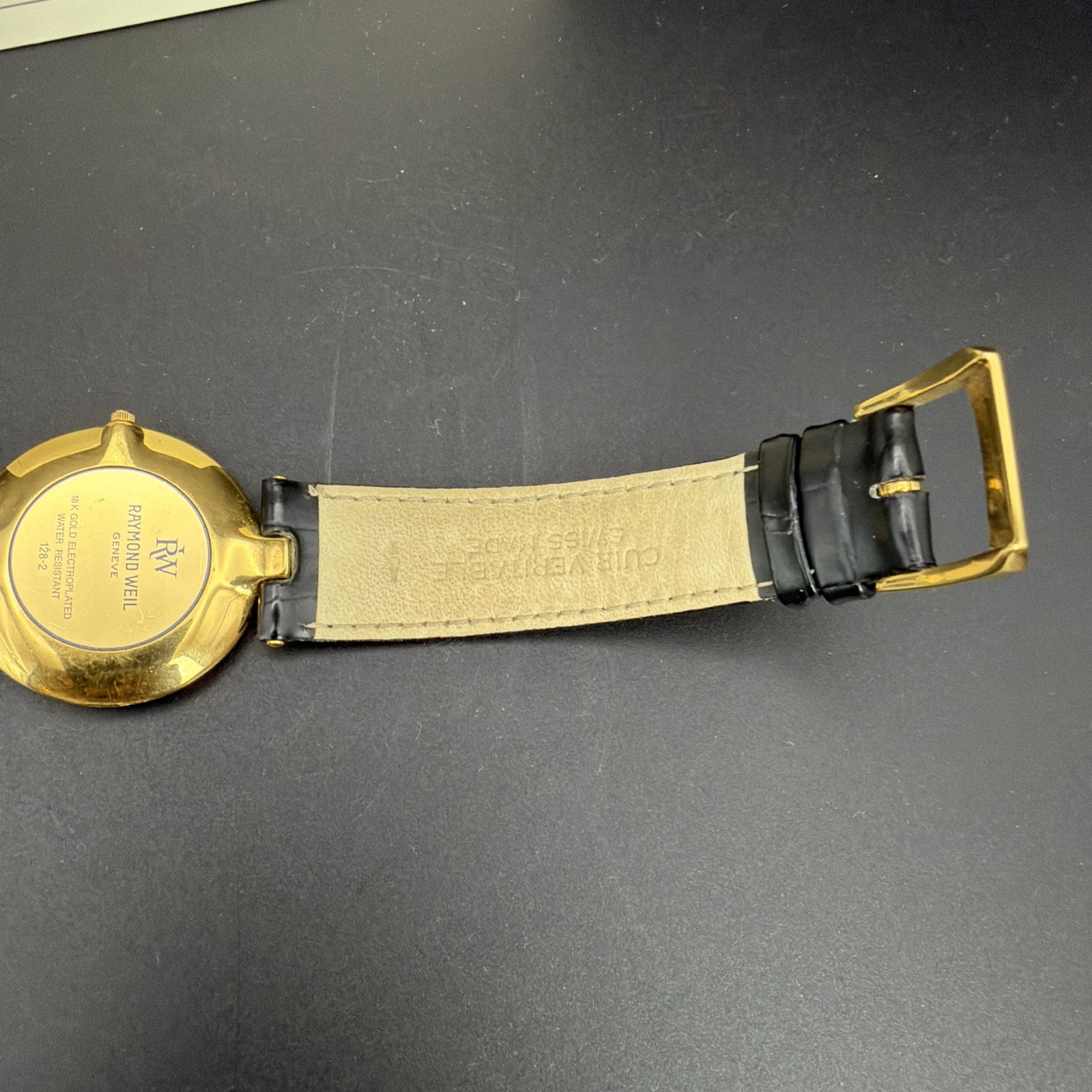 Vintage Raymond Weil Othello Ultra-Thin Dress Watch 128-2 – Full Provenance 1994