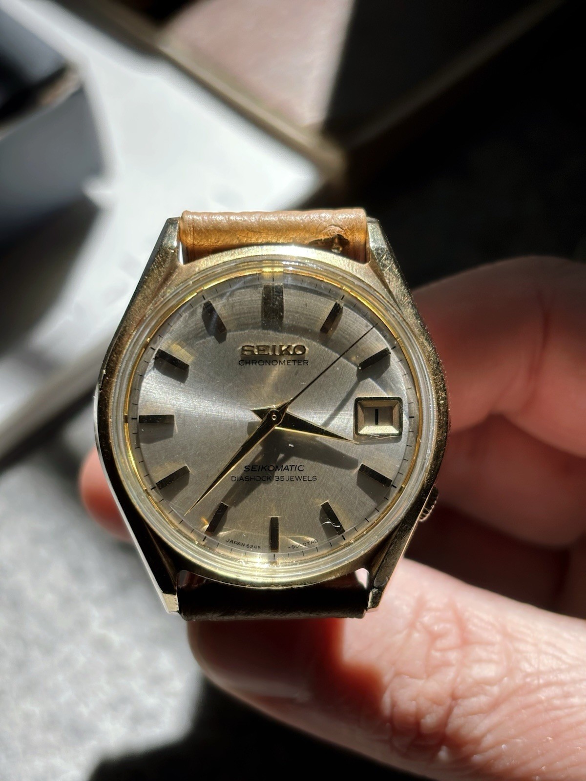 Seiko Seikomatic Chronometer 6245-9000 1966 Automatic Cap Gold
