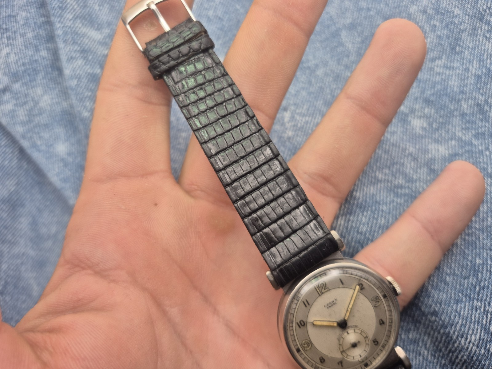 Search First Vintage 40s Tilting Handles Art Deco Vintage Watch