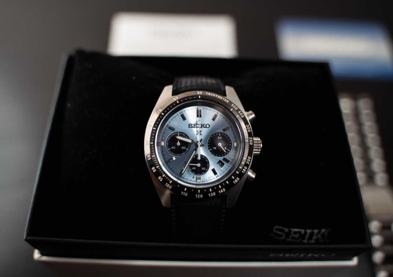 Seiko SSC909 Prospex Speedtimer Solar Chronograph Limited Edition Men’s Watch