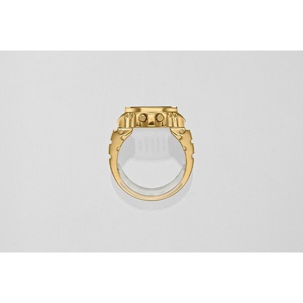New and Unopened CASIO RING WATCH CRW 001G 9JR Casio Ring Watch With Tag Gold