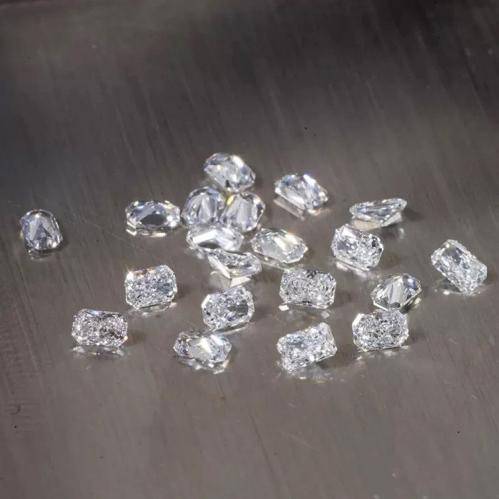 [CVD/HPHT Radiant Emerald] Wholesale 0.08-1ct Loose Lab Diamond Melee DEF VVS-VS