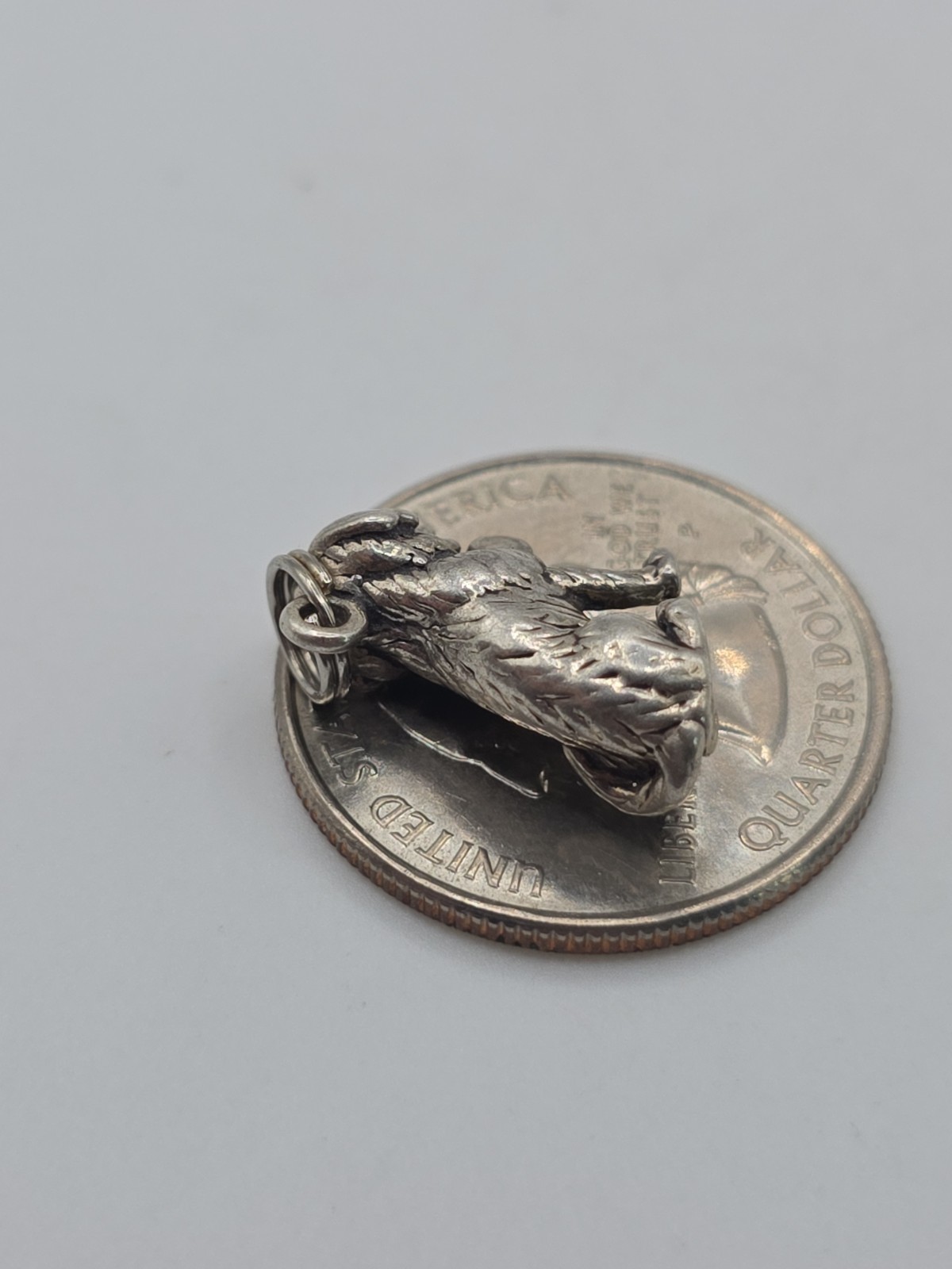 Sterling Silver 925 St Bernard Dog Charm