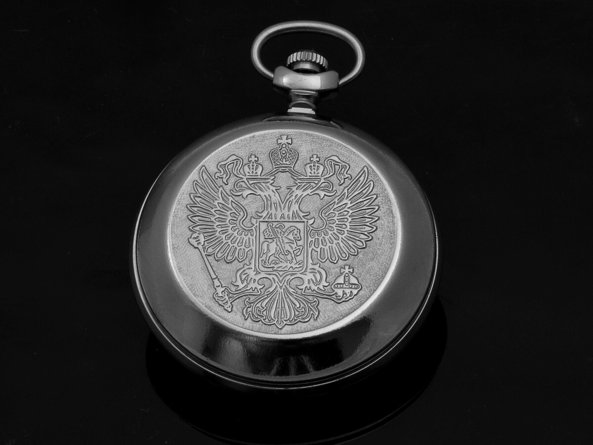Molnija Pocket Watch Soviet Pocket watch 3602 Ministry of Internal Affairs (MVD)