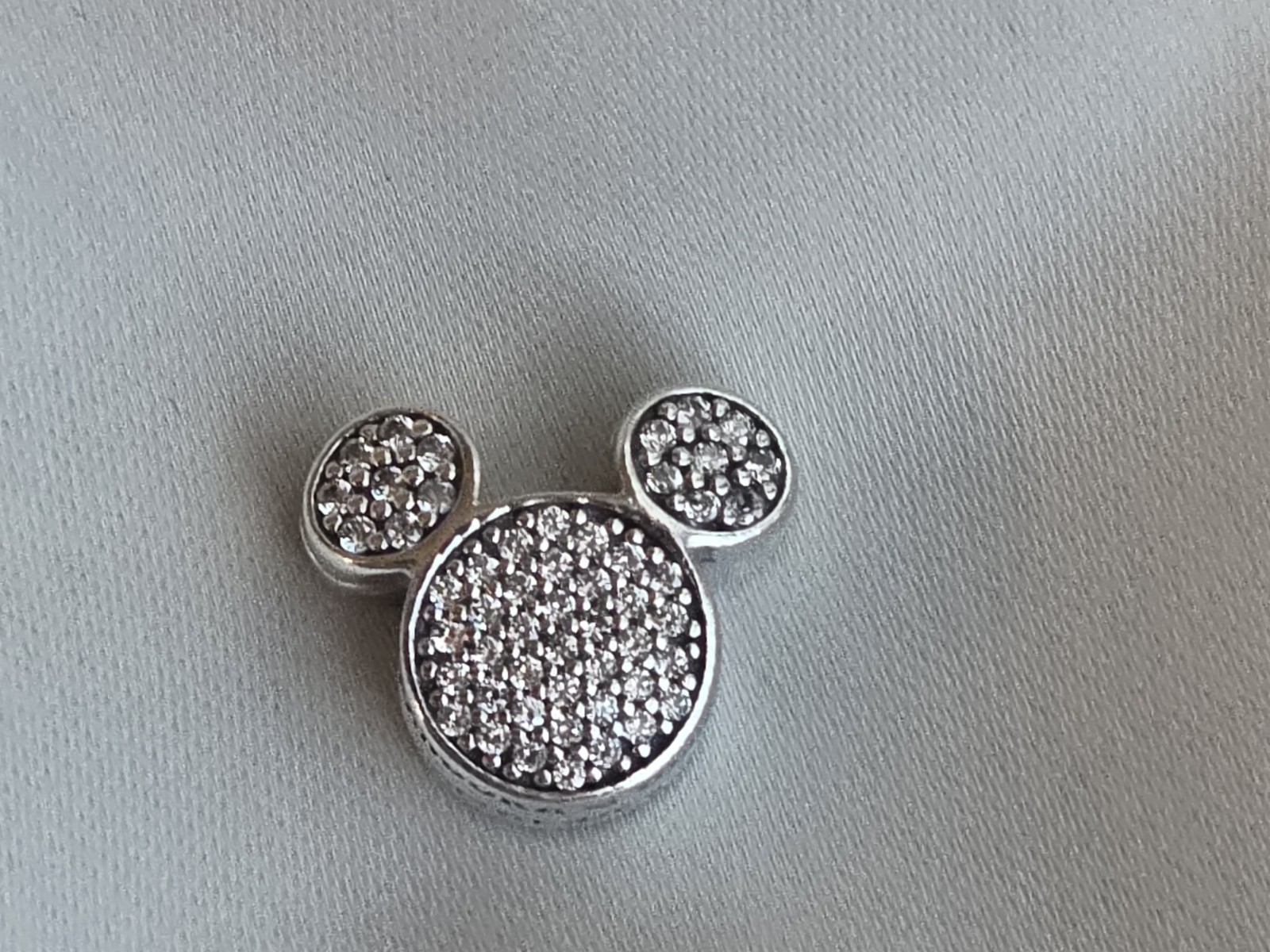 Pandora Disney Parks Mickey Icon Pavé Clip Charm