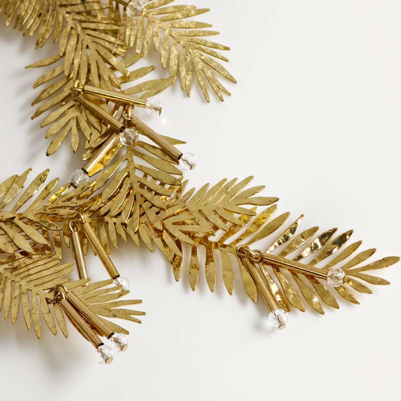 New 16″ Zara Leaves Collar Statement Necklace Retro Women Party Vacation Jewelry