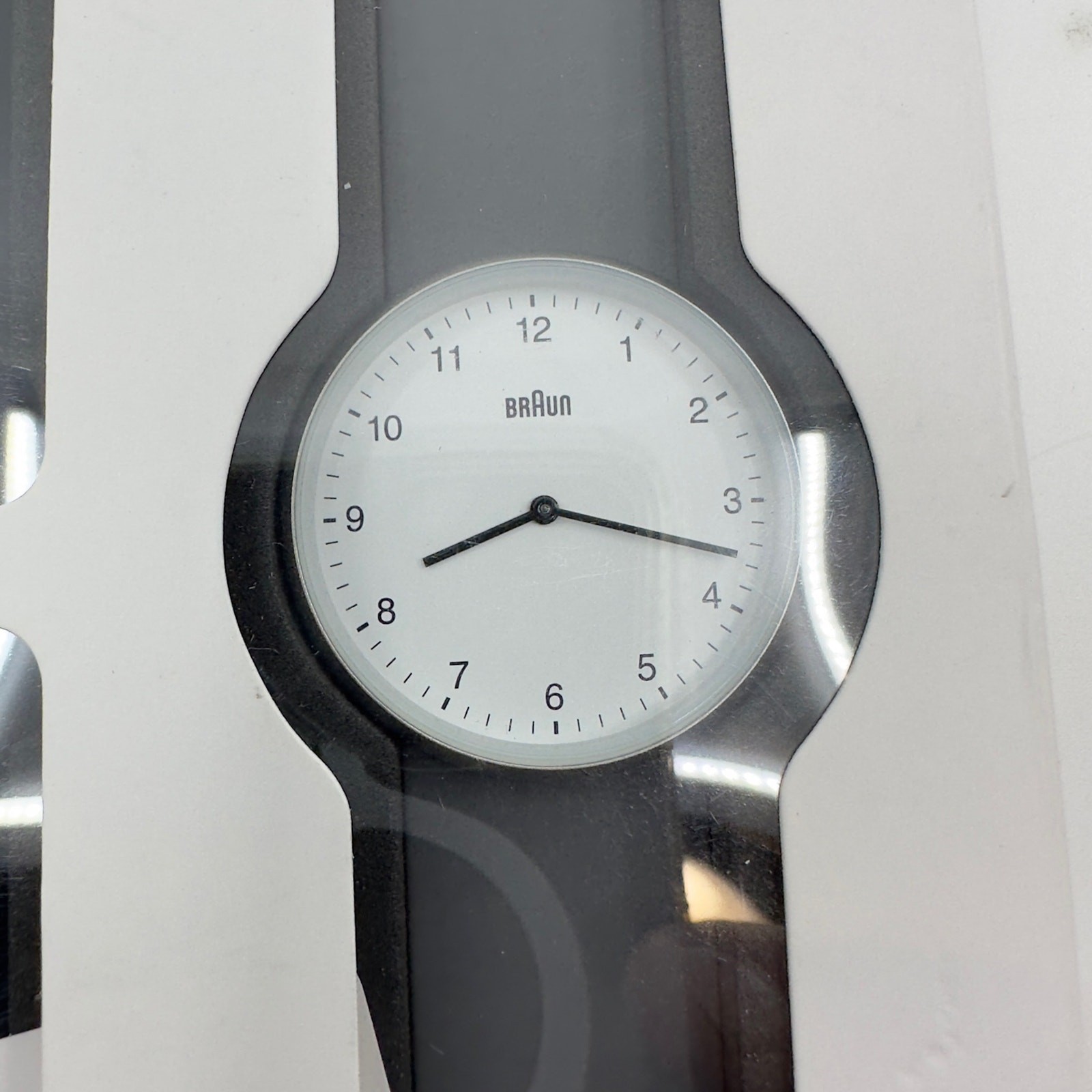 NEW Braun Gents BN0281 Analogue Interchangeable Wrist Watch Set Gray Black