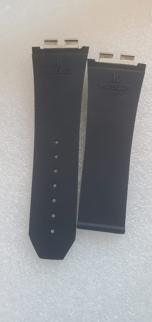 OEM Hublot Big Bang Unico 45mm 28mm x 22mm Black Premium Rubber Watch Strap