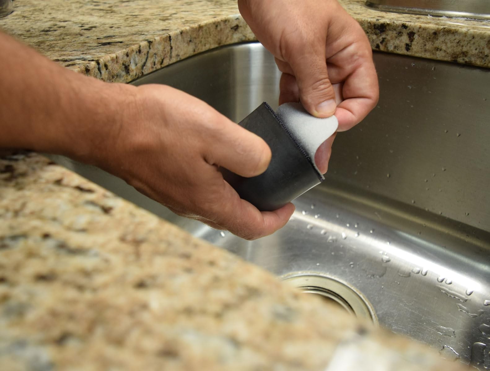 Stainless Steel Sink Scratch Repair Kit – Polishing and Restoration Tools