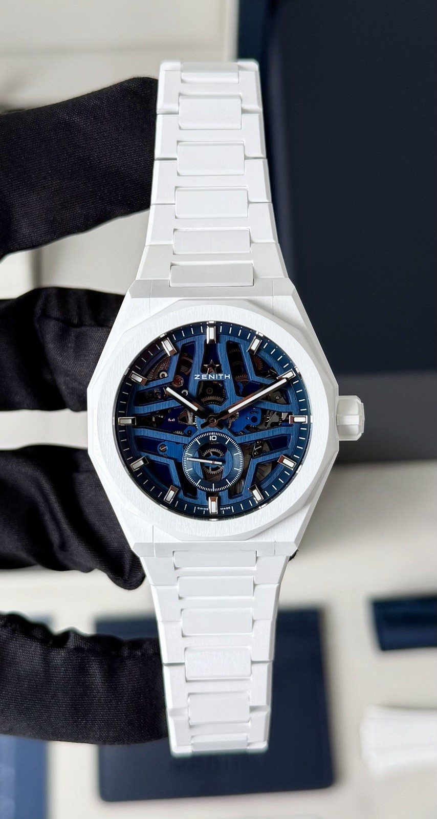 Zenith Defy Skyline Skeleton White Ceramic 2026 Full Set 49.9301.3620/79.I001