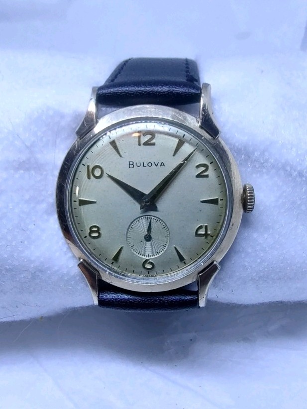 1956 Bulova L6 Gold Filled Dress Watch Fancy Lugs Small Seconds 11AC 17J Manual
