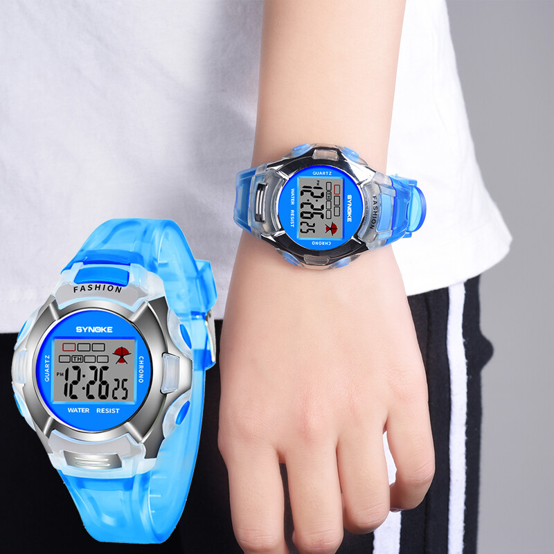 Kids Digital Watches for Girl Boys 3ATM Waterproof Multi-Functional WristWatches