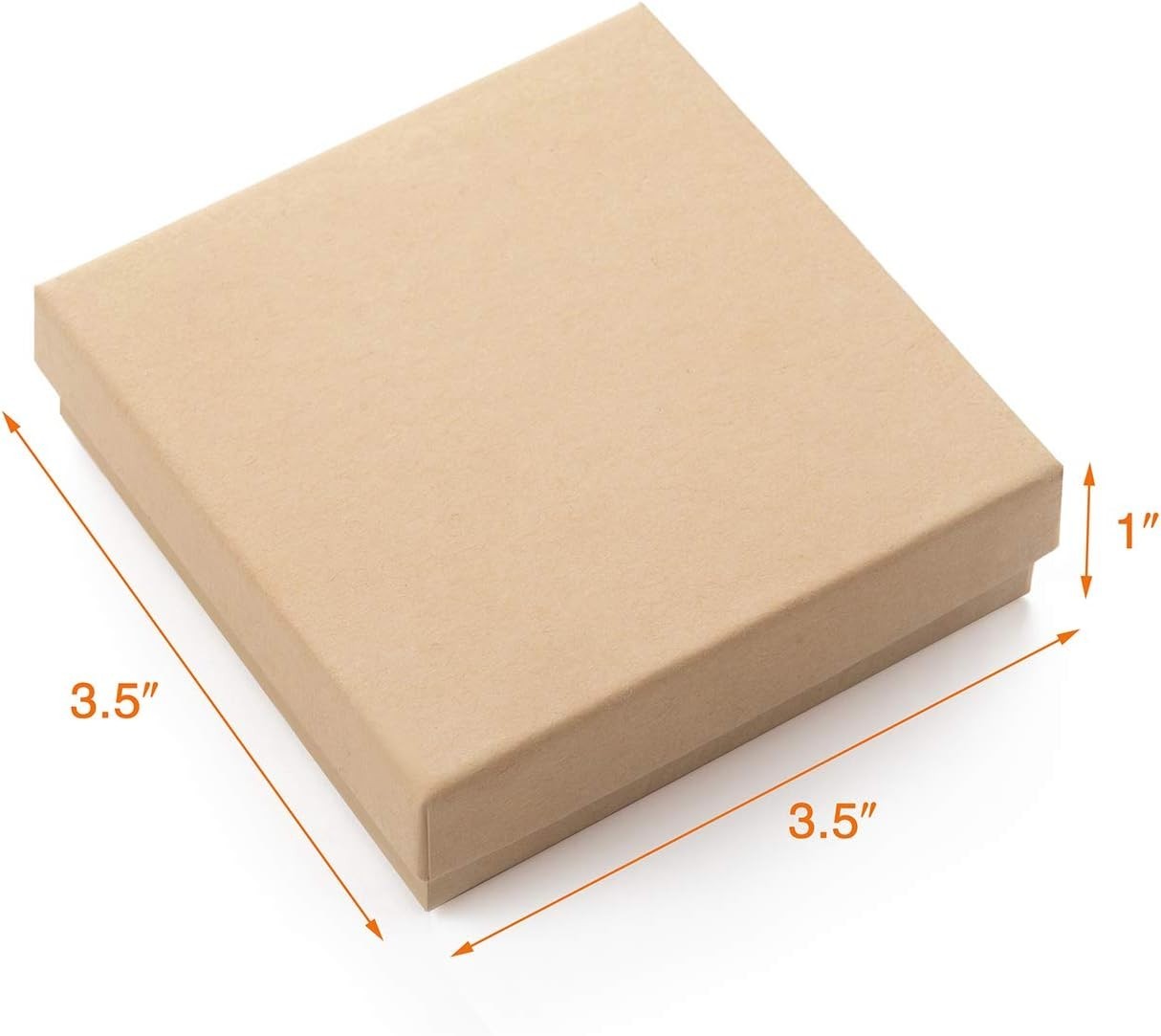96 Rustic Jewelry Gift Boxes – 3.5×3.5×1 Inch, Perfect for Crafting & Gifting