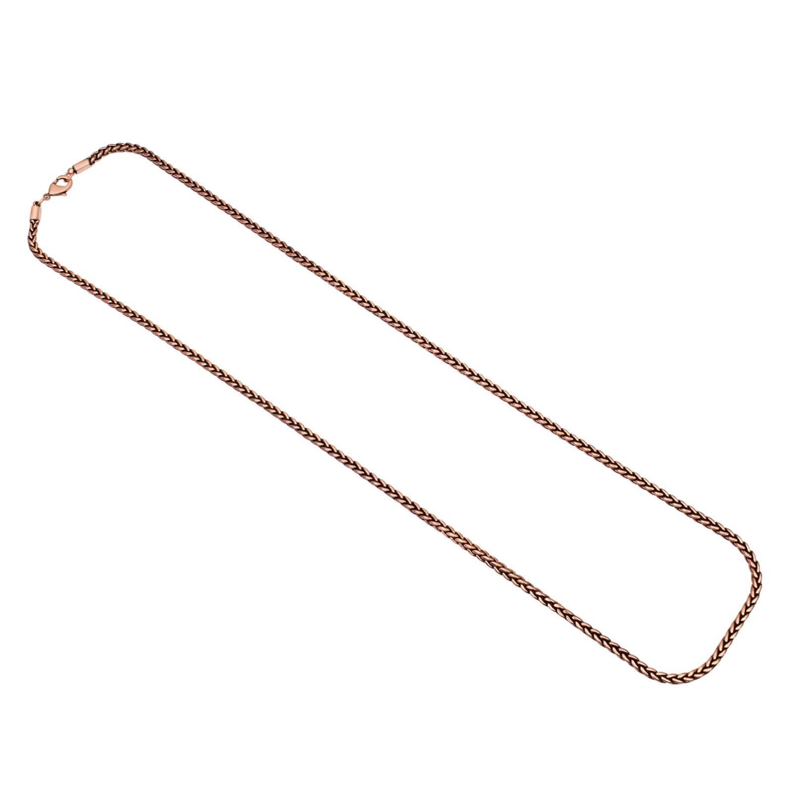Pure Copper Wheat Chain 100% Oxidized Handmade Necklace Gift For Jewelry RJ-16