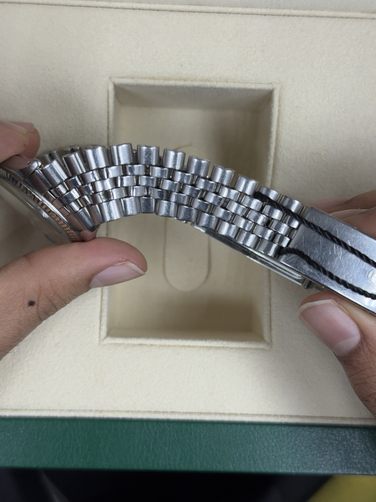 Rolex Datejust 1601 Silver Jubilee Bracelet with Silver Bezel “WATCH ONLY”