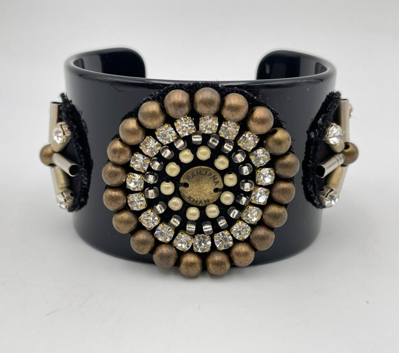 MSRP $69 – New Ranjana Khan RK Rhinestone Cuff Bracelet The Limited Jewelry