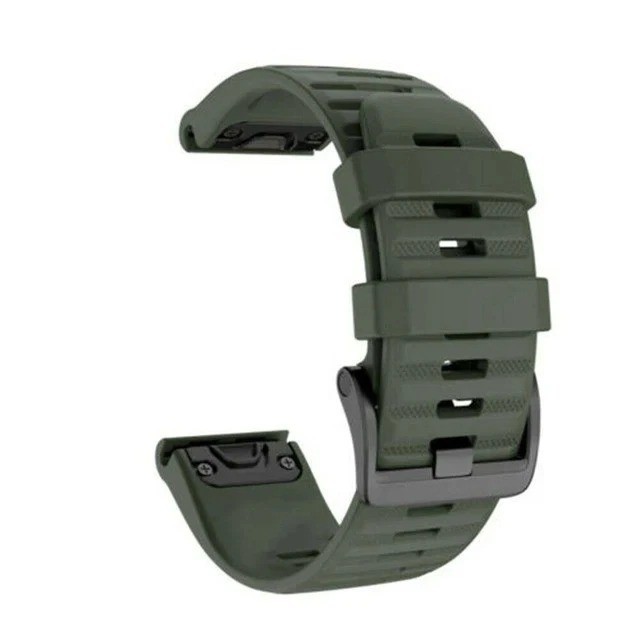 For Garmin Fenix 3 5X 6 Pro 6X 7 7X Sapphire Quickfit Silicone Watch Band Strap
