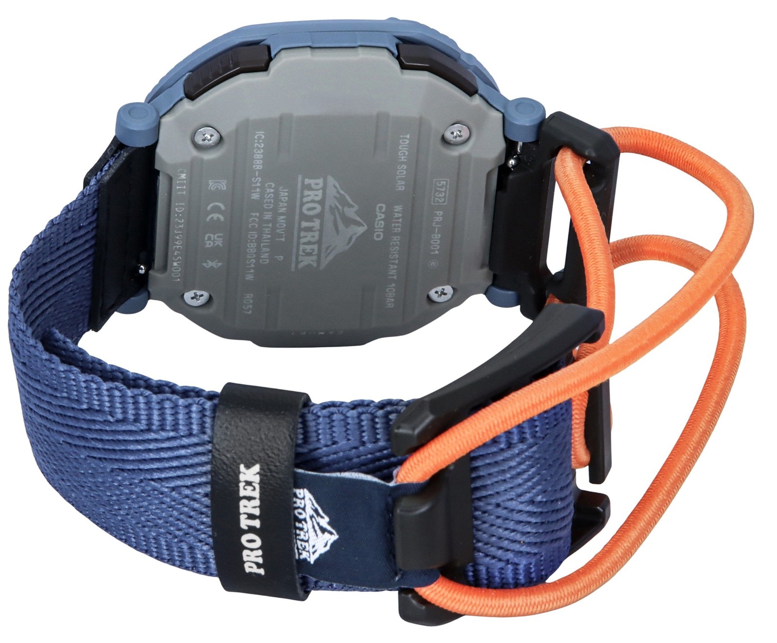 Casio Pro Trek Grey Dial Tough Solar Sports 100M PRJ-B001B-2 Men’s Watch