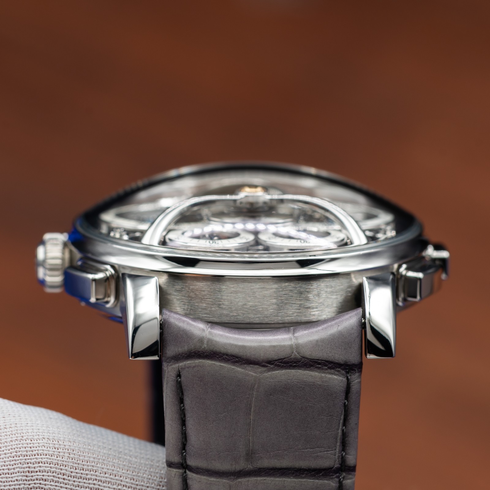 MB&F Legacy Machine(LM) Sequential Flyback Platinum Dual Chrono Flyback 10.PL.BU