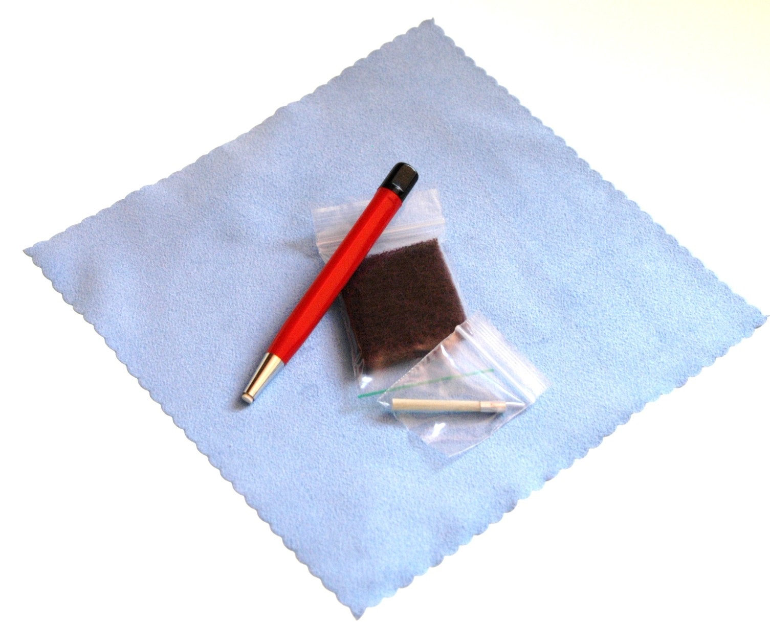 Satin / Brushed Refinish Pad & Pen for Swiss Military Brushed Steel Finishes