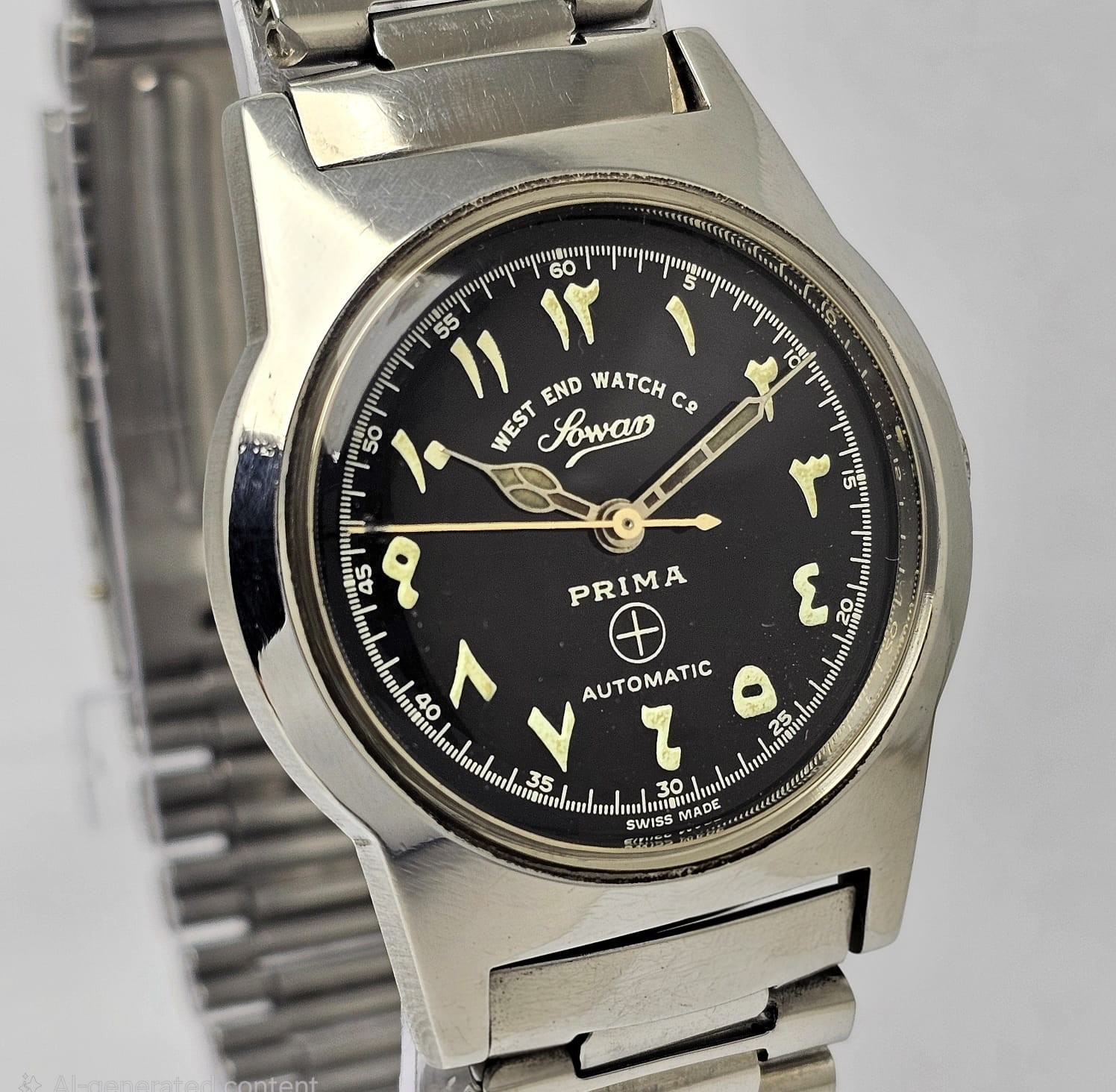 WEST END WATCH CO SOWAR PRIMA AUTOMATIC S.4289 VINTAGE MEN’S WATCH