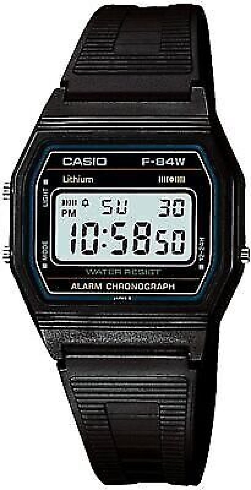 CASIO F-84W-1 Black Light Men’s Standard Digital Wristwatch OFFICIAL New