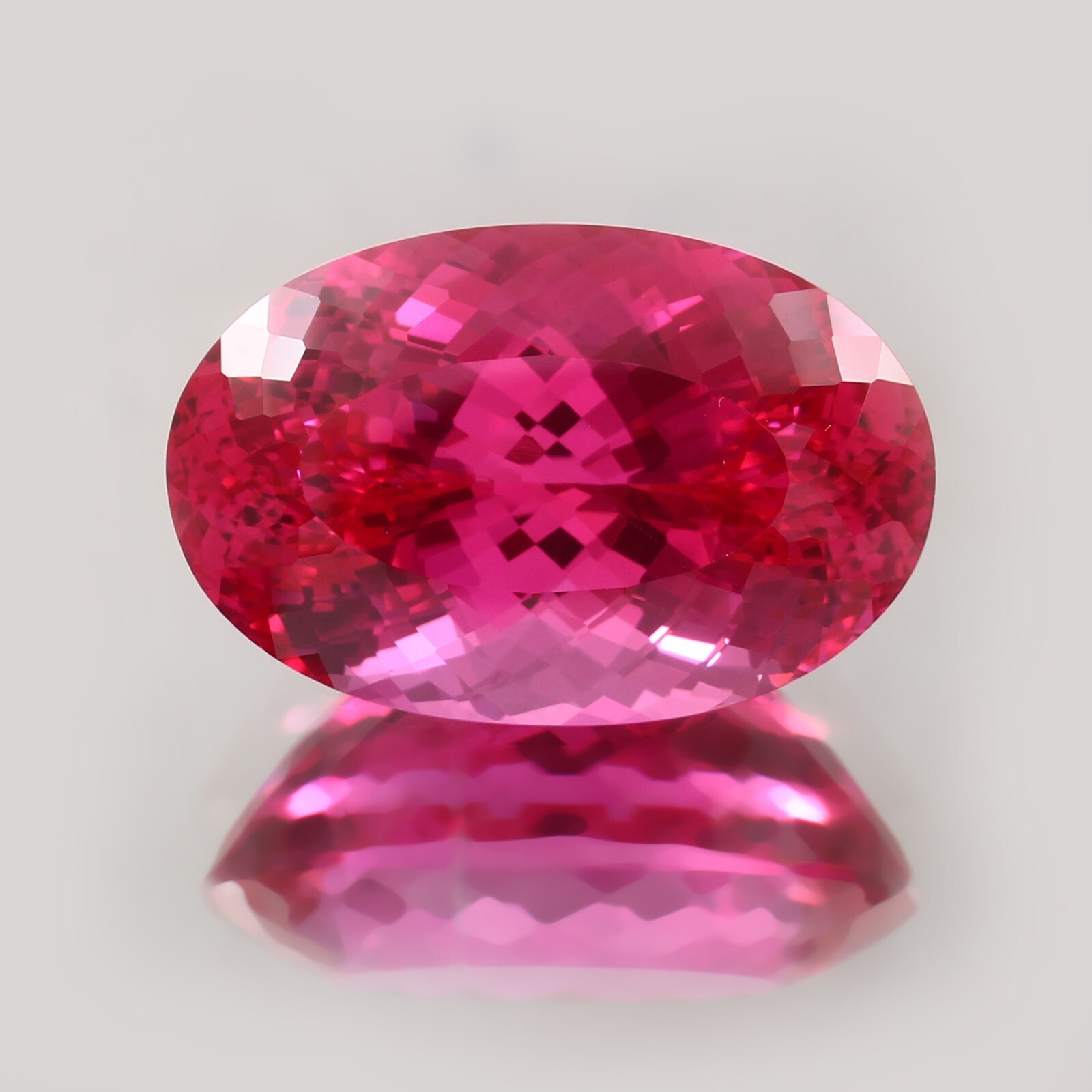 AAA Natural Flawless Mozambique Blood Red Ruby Oval Cut Loose Gemstone 31×20.5MM