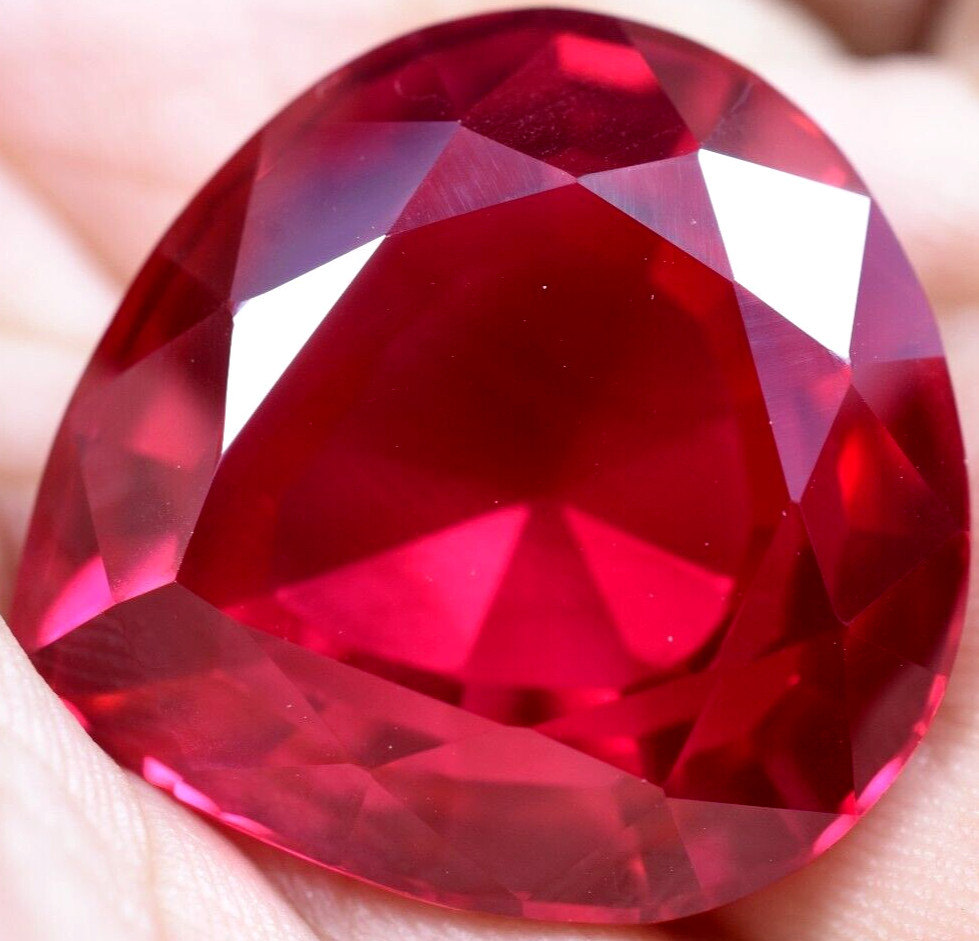 Natural 68.10 Ct Mogok Pink Huge Ruby Sparkling GGL Certified Loose Gemstone