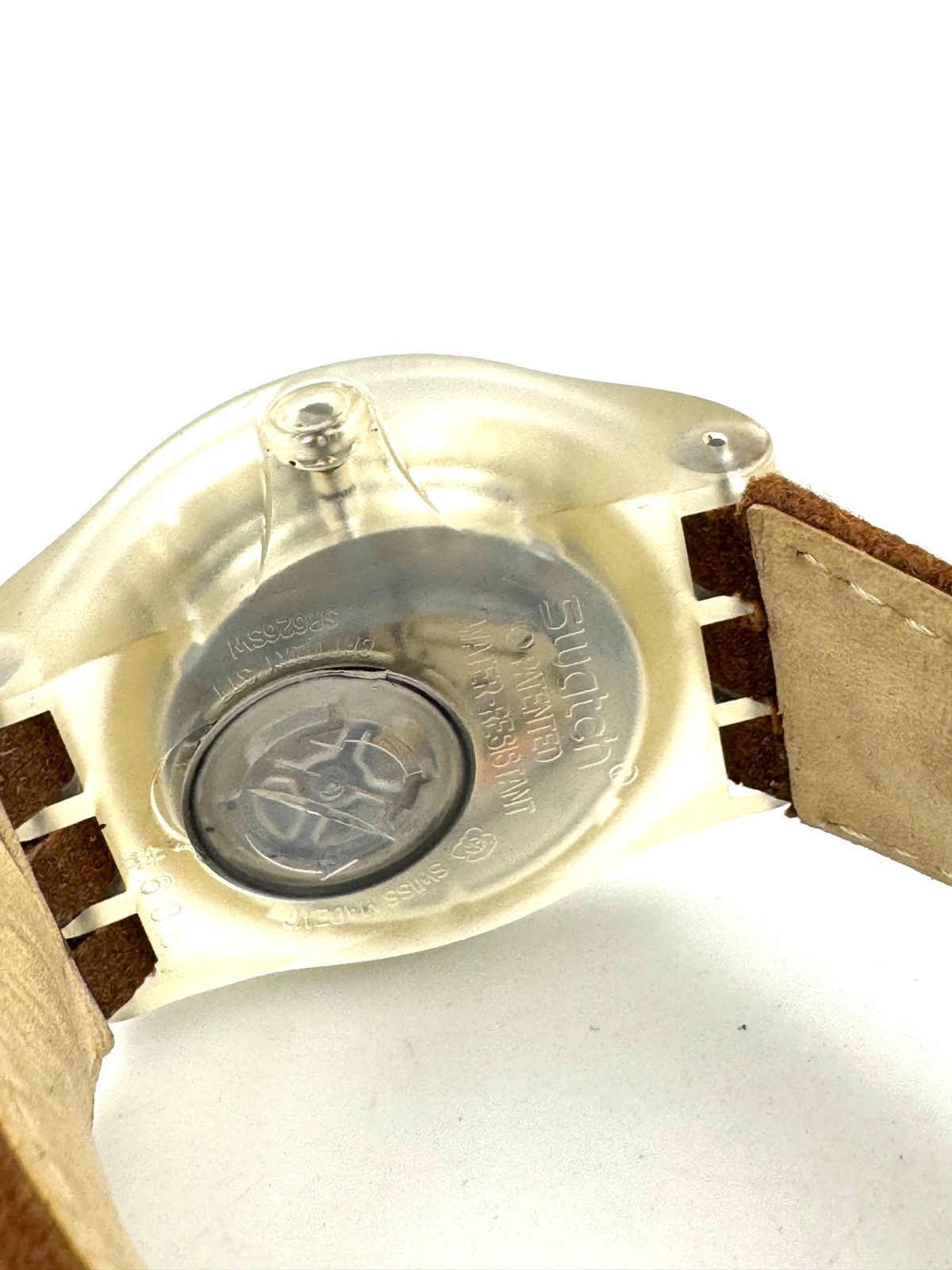 swatch 37mm Unisex Quartz Watch New Battery working f2886