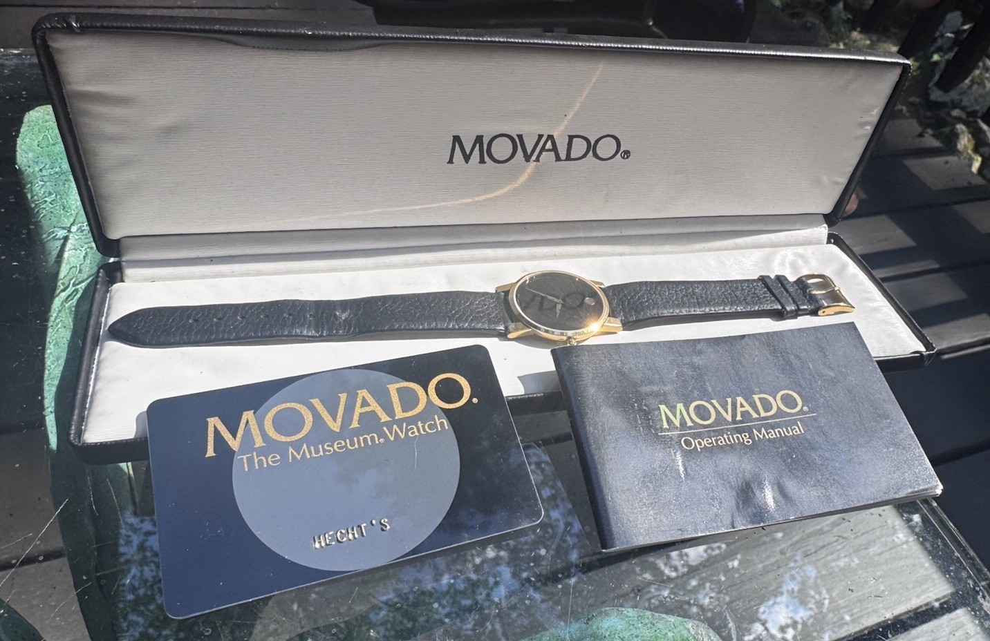 VINTAGE MOVADO MUSEUM 87-G4-875 Ultra Slim MENS WATCH
