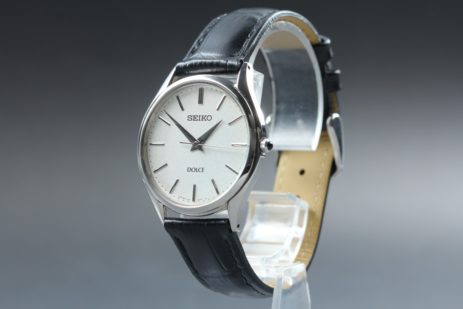 SEIKO Dolce 8J41-0AJ1 34mm White Dial Quartz Men’s Watch from JAPAN [Near MINT]
