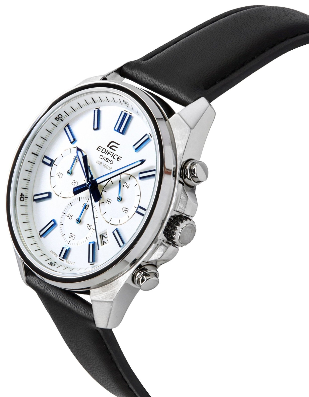 Casio Edifice Chronograph White Dial Quartz 100M EFV-650L-7AV Men’s Watch