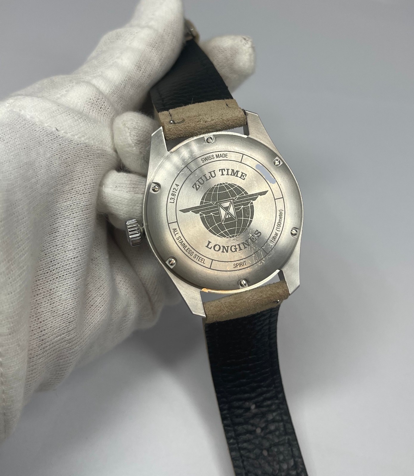 Longines Spirit Zulu Time Stainless Steel Men’s Watch, L3.812.4.93.2