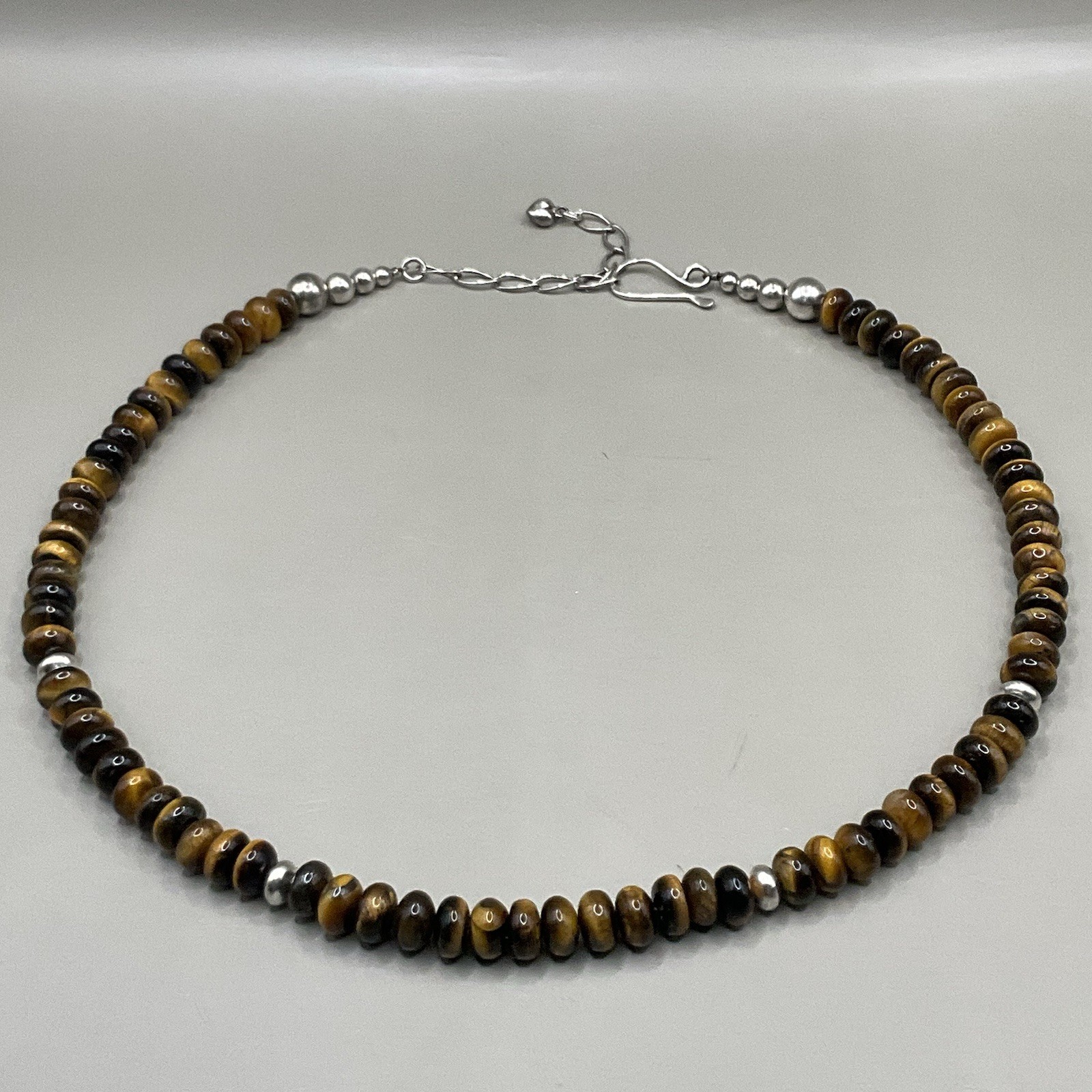 Mine Finds By Jay King DTR Women’s Necklace Sterling Silver 925 Tigers Eye