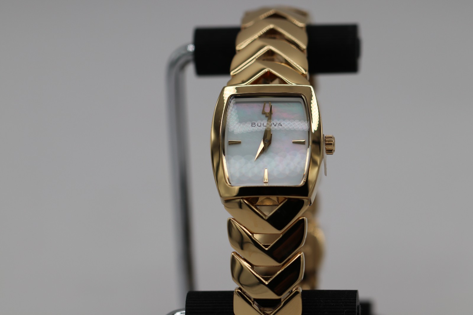 Bulova Classic 97L183 Mother of Pearl Dial Gold SS Women’s Watch | MSRP $550