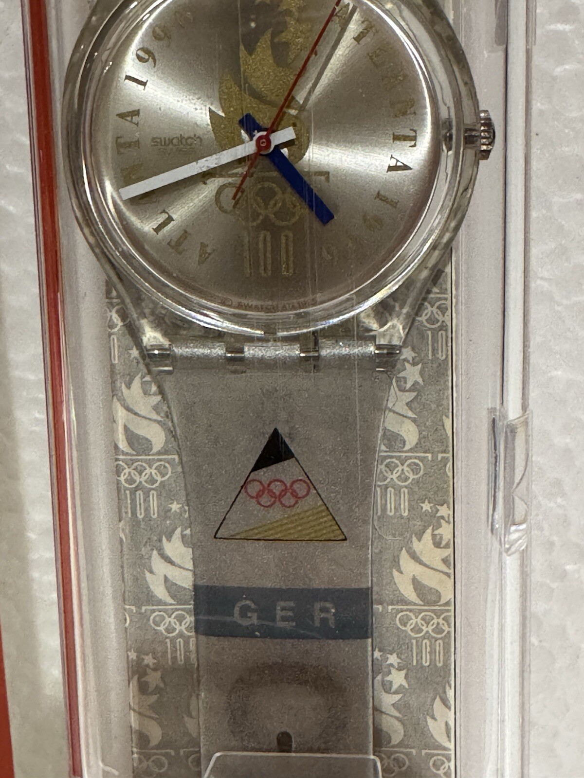 Swatch Watch Germany New Olympic Team 1996 NOS Special Edition