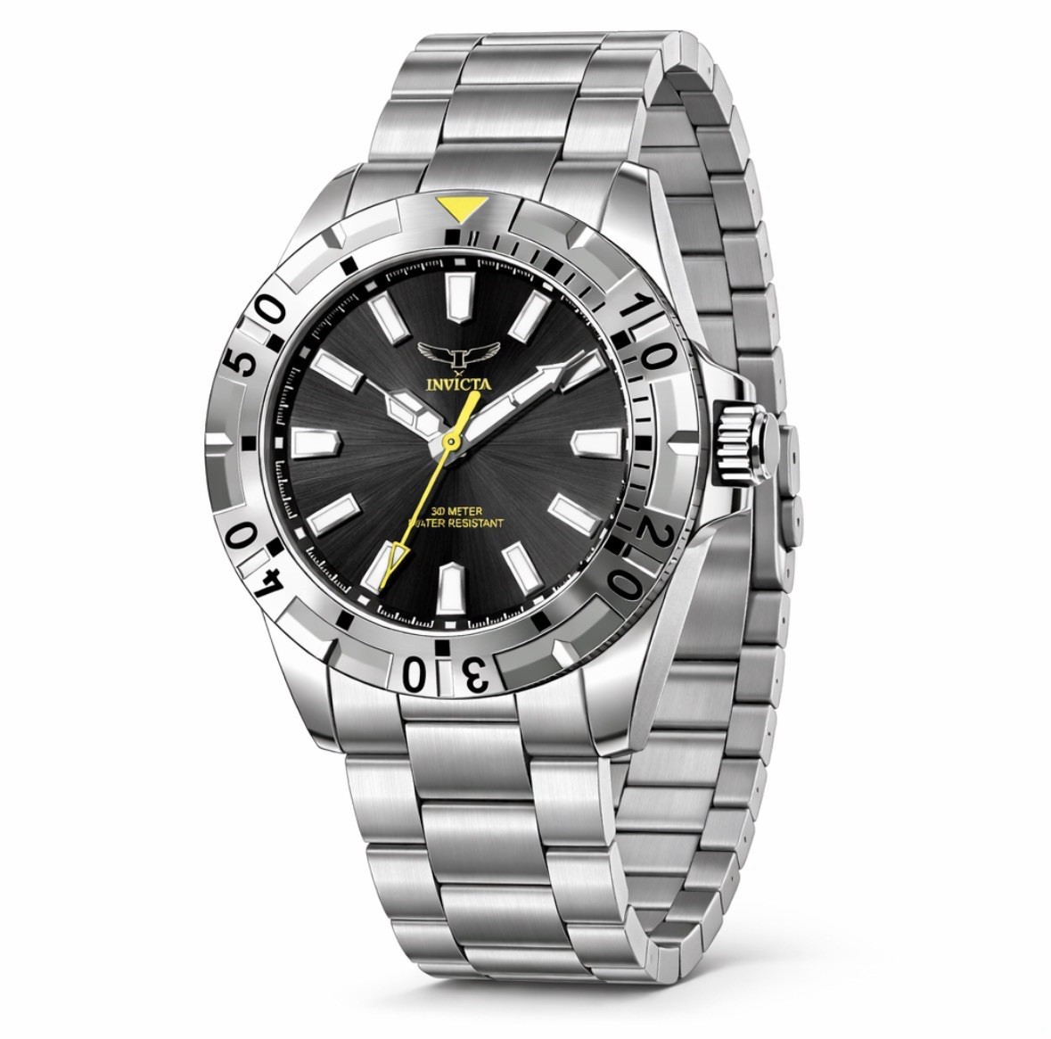 Invicta Specialty I 69040 Men’s 42mm Black Dial Steel Watch New Box Tag