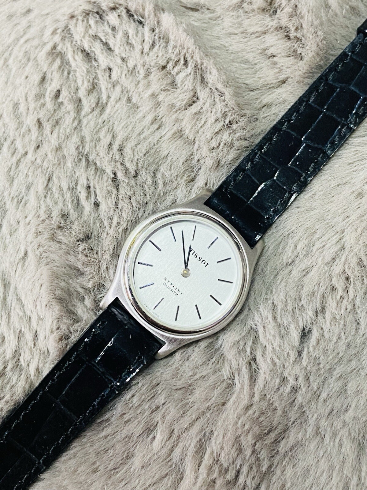 RARE Vintage Tissot Stylist Fond Acier Inoxydable Ladies Watch,Swiss, Brand New